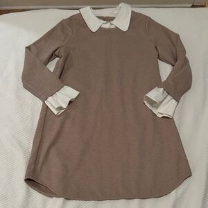 Tuckernuck Long Sleeve Dress with White Collar